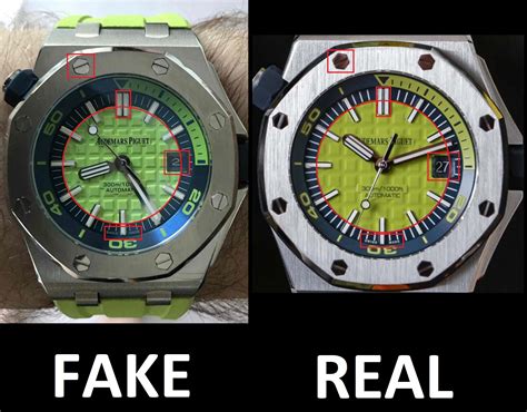 Fake Audemars Piguet vs Real .